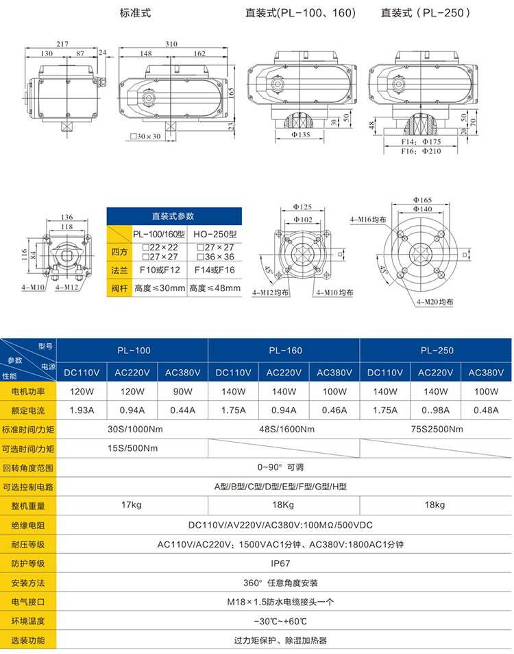 阀门电动执行器